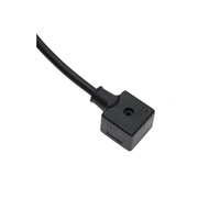 MENCOM SOLENOID VALVE CORDSET&lt;BR&gt;FORM A DIN 2+G 2M PVC BK, 250VAC/DC